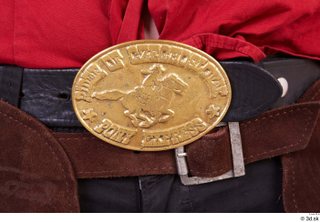  Photos Woman in Cowboy suit 1 Cowboy belt gold buckle historical clothing leather belt 0001.jpg